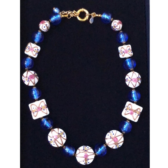 RARE FIND!πHost Pick!π Stauer genuine Italian Murano glass necklace - Picture 8 of 16